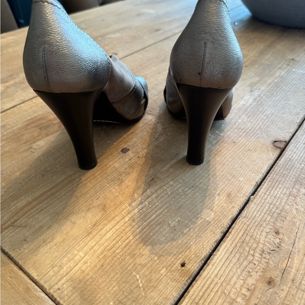 Nanette Lepore silver heels